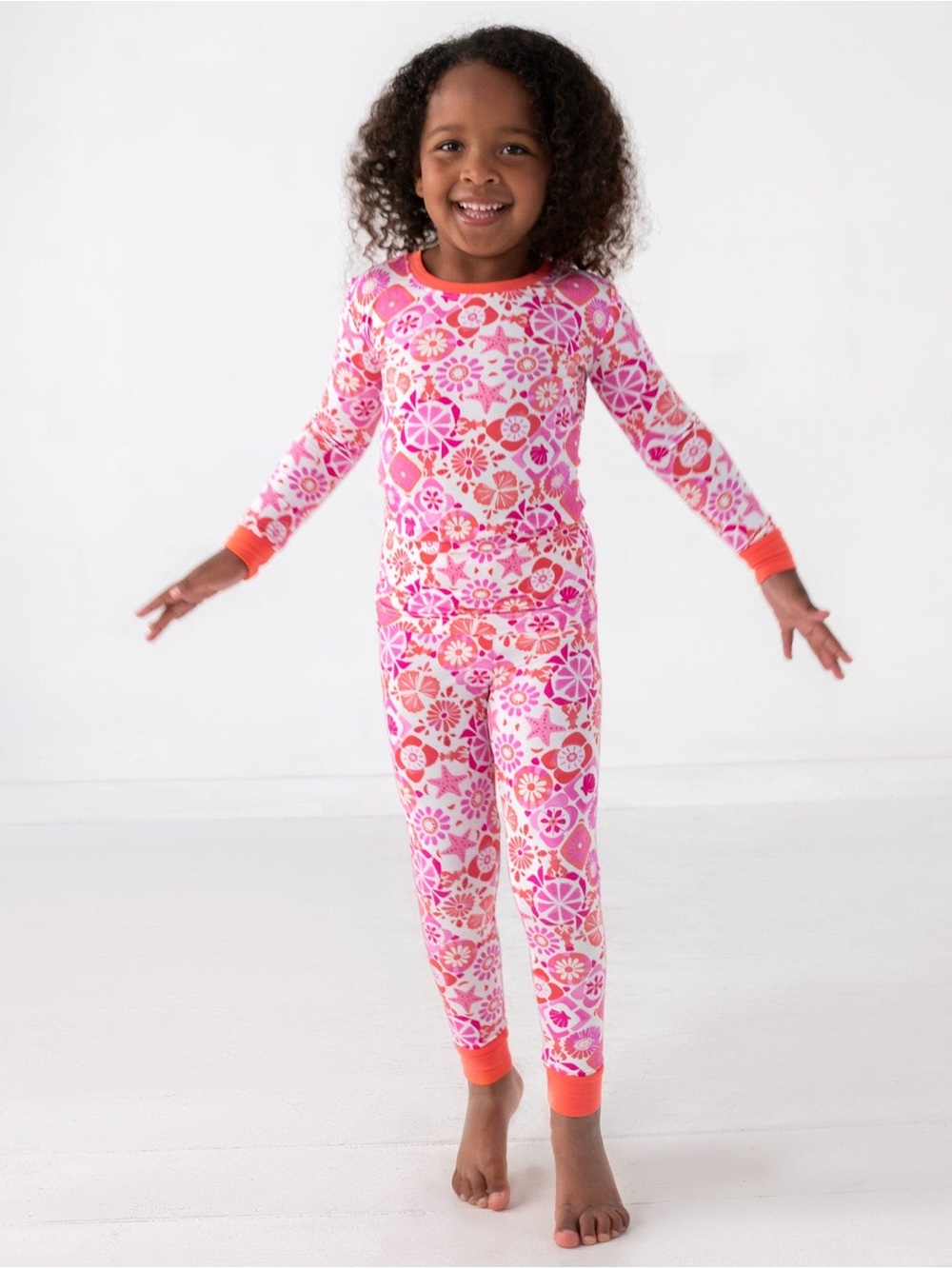 Little Sleepies Coastal Gems Two-Piece Pajama Set, Size 2T